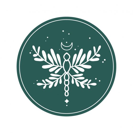 Bildmarke Mimi - Yoga, Klang, Kunst in blau