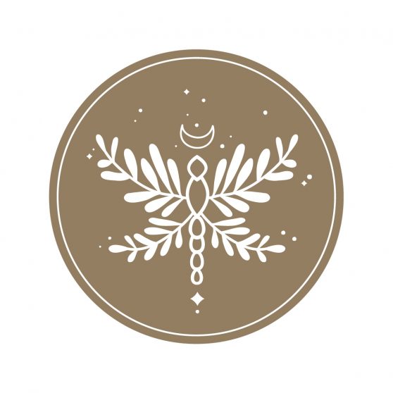 Bildmarke Mimi - Yoga, Klang, Kunst in braun