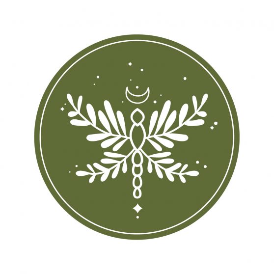 Bildmarke Mimi - Yoga, Klang, Kunst in grün