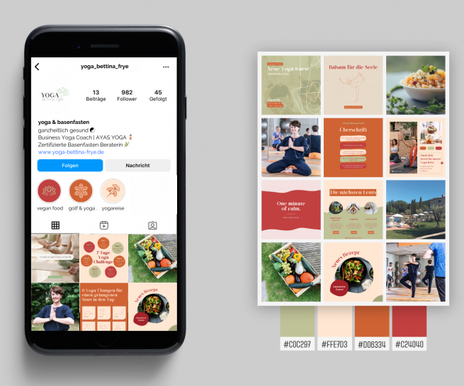 Instagram Feed Bettina Frye Yoga